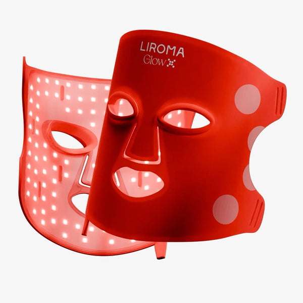 GLOW® Mascarilla facial LED - Terapia de luz con infrarrojo cercano y luz roja
