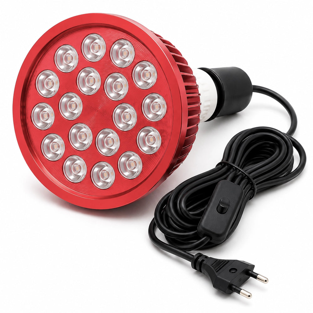 PrimeSpot (Terapia de luz roja) - Ideal para el hogar – Duración de hasta 500.000 horas - 12×12×12 cm