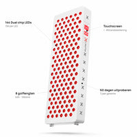 PrimeFORCE Advanced Gen5 (terapia de luz roja) – Ideal para uso doméstico – Chip doble - 64x23x6,5 cm