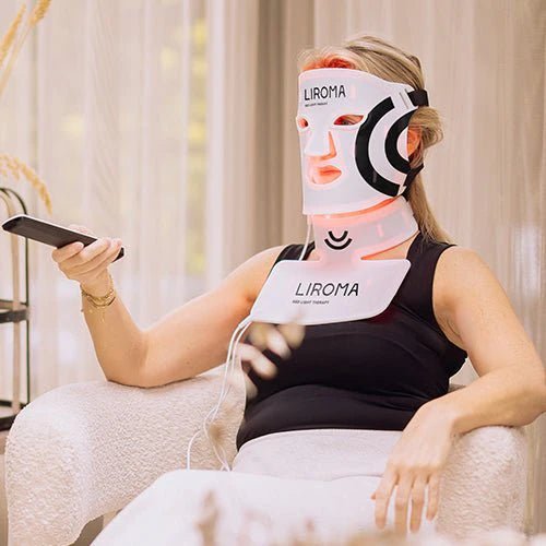 LIROMA GLOW® LED - Lichttherapie Gezichtsmasker met Infrarood & Rood licht - Liroma