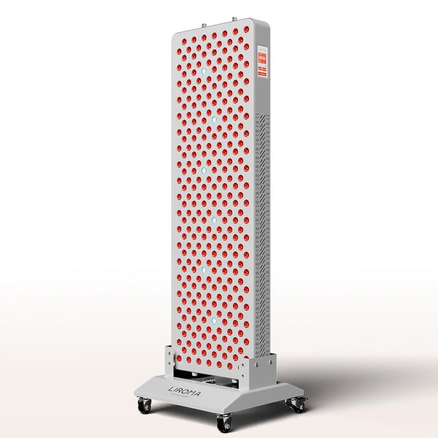 Liroma PrimeForce RL300 rood licht therapie paneel op vloerstandaard
