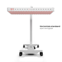 Liroma Elite Gen5 roodlichtlamp horizontaal op de verrijdbare vloerstandaard, apart verkrijgbaar